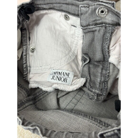 Armani Junior Kids Baby Boys  Denim Gray Jeans Sz 2A - Picture 15 of 15